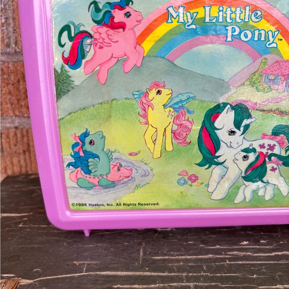 Vintage My Little Pony G1 Lot of 3 Ponies, Lunchbox 1980s - Picture 11 of 16